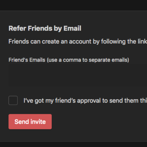 3. Or send your friend an email